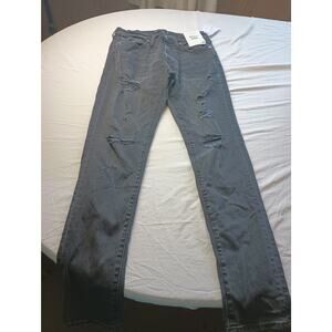 Abercrombie & Fitch Men's Gray Athletic Slim Fit Jeans Size 30x34 NWT